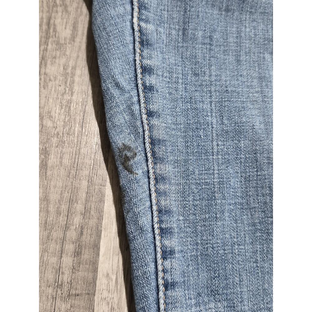 Levi's Boyfriend Jeans Womens 16W Blue Denim Cotton Stretch High Rise Distressed - Picture 9 of 10
